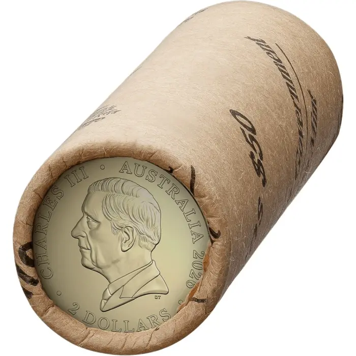 2026 $2 DAWN SERVICE COLOURED CIRCULATING COIN - PREMIUM ROLL
