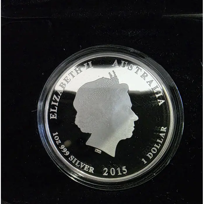 2015 Year of the Goat 1oz Silver Proof Coin