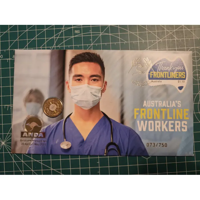 2022 Brisbane money expo ANDA overprint pnc frontline workers $2