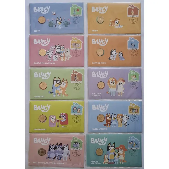 2024 $1 Bluey PNC Set