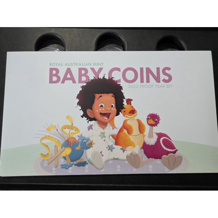 Royal Australian Mint Baby Coins 2022 Proof Year Set