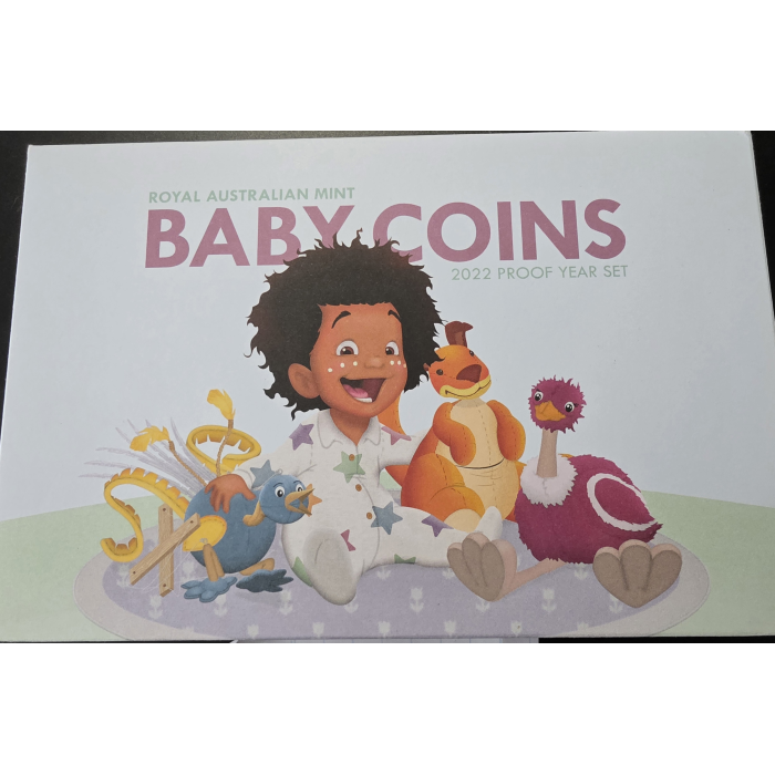 Royal Australian Mint Baby Coins 2022 Proof Year Set
