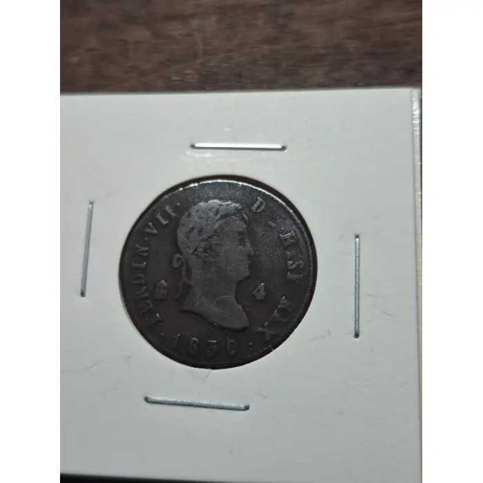 1830 4 MARAVEDIS SPAIN 