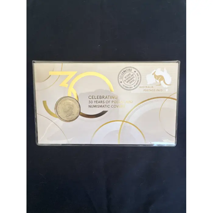 2024 50cent Celebrating 30 Years of Postal Numismatic Covers PNC