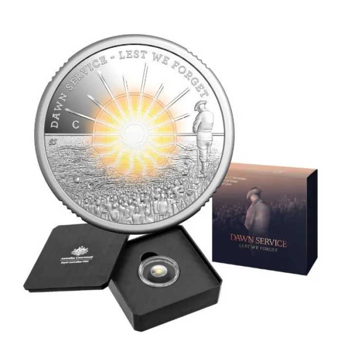 2026 $2 Silver 'C' Mint Anzac Dawn Service - Mintage: 10,000