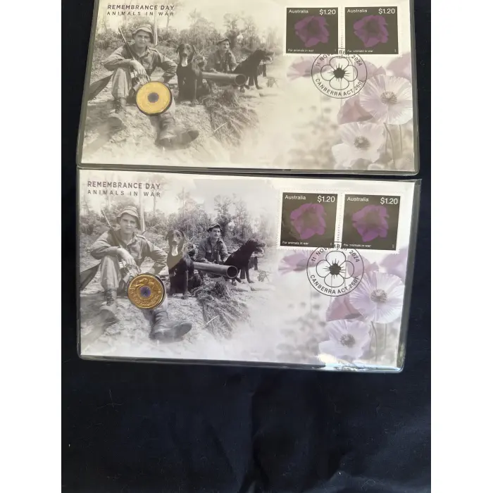 2024 $2 WAR ANIMALS PURPLE POPPY PNC