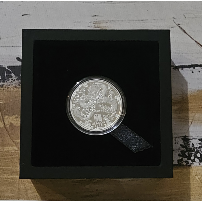 2024 Australian Lunar Series III Year of the Dragon 1/2oz Silver Coloured Coin