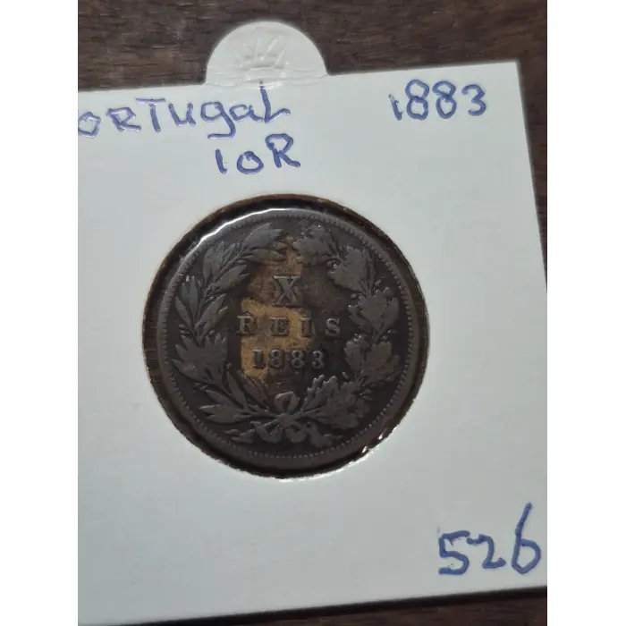 1883 10 REIS PORTUGAL 🇵🇹  