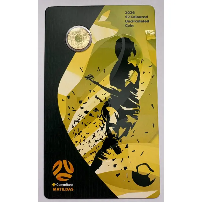 RAM $2 2026 Matildas Coloured Coin