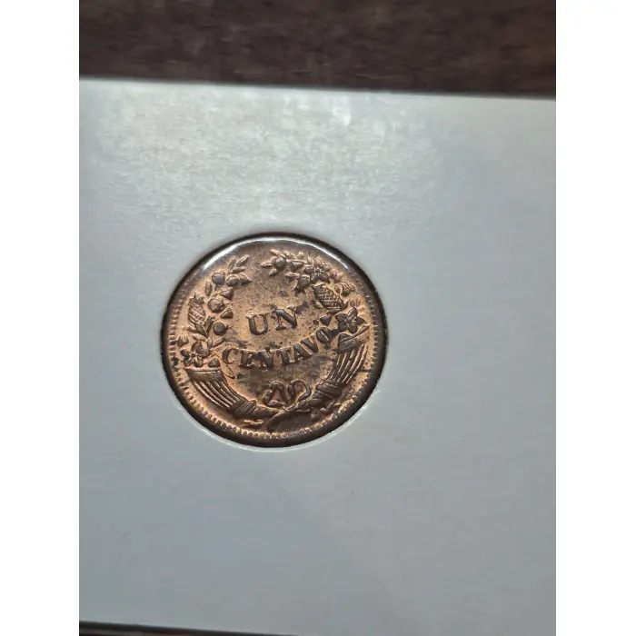 1944 1 CENT PERU UNC