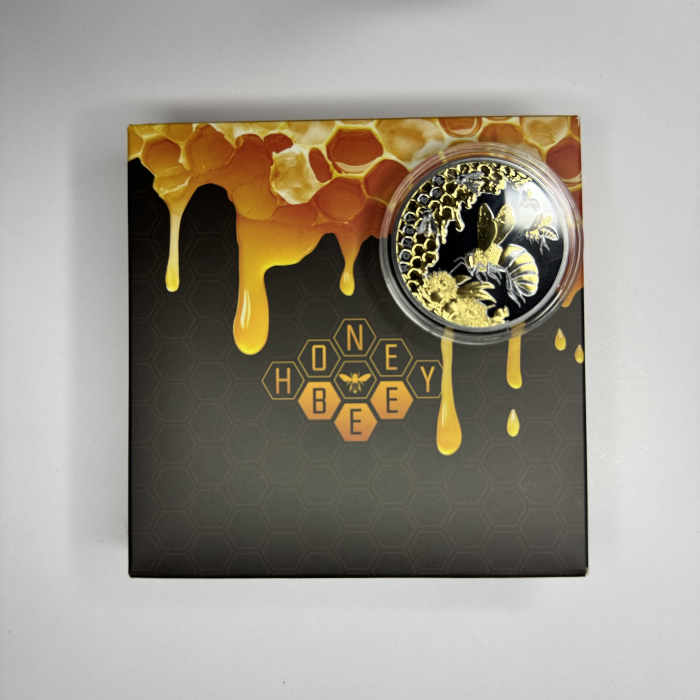 2025 “Honey Bee” 1oz Silver Black Proof Coin