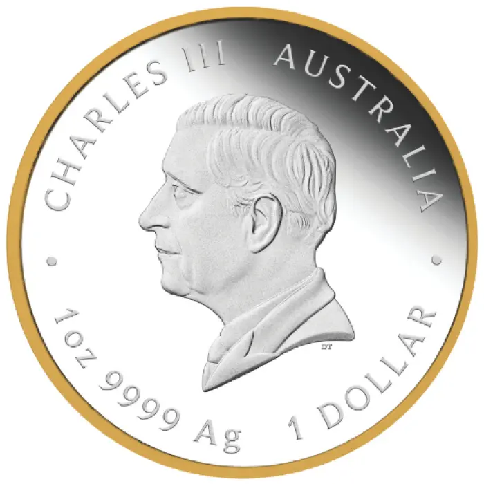 Australia Centenary of the Birth of Queen Elizabeth II 2026 $1 Gold-plated 1oz Silver Proof Coin
