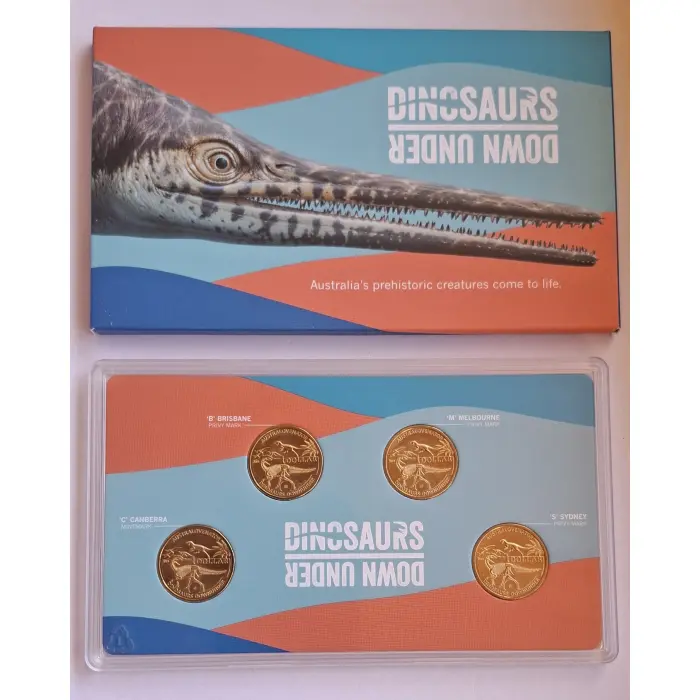 2022 $1 Dinosaurs Downunder 'Privy' Year Set