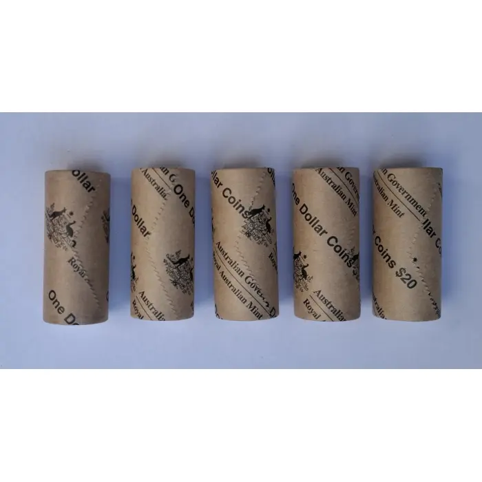 2014-2018 100 Years Of ANZAC Mint Roll Set- Premium H/T (5 x $1 Rolls)