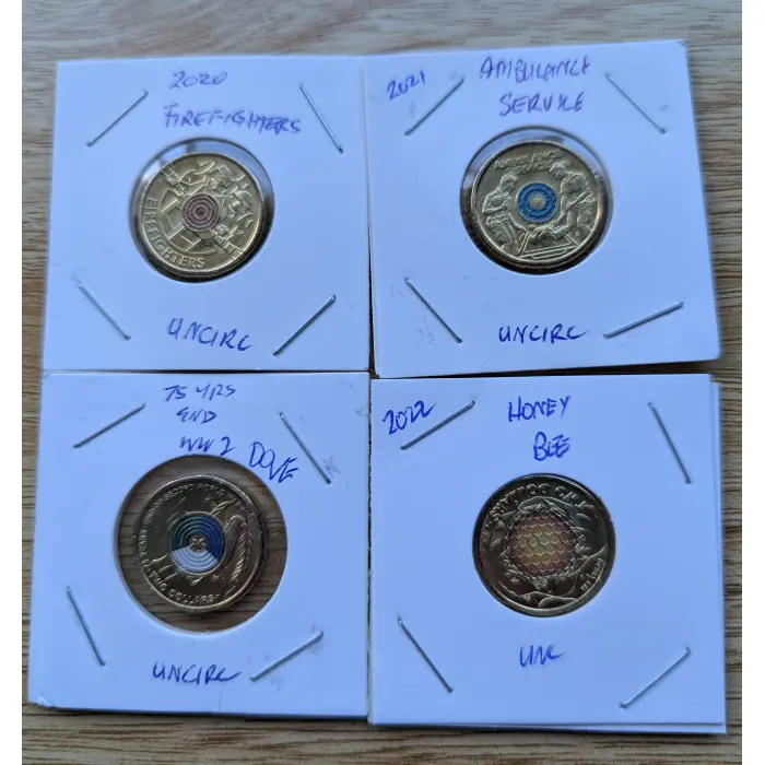 4 x Uncirc $2. 00 Coins
