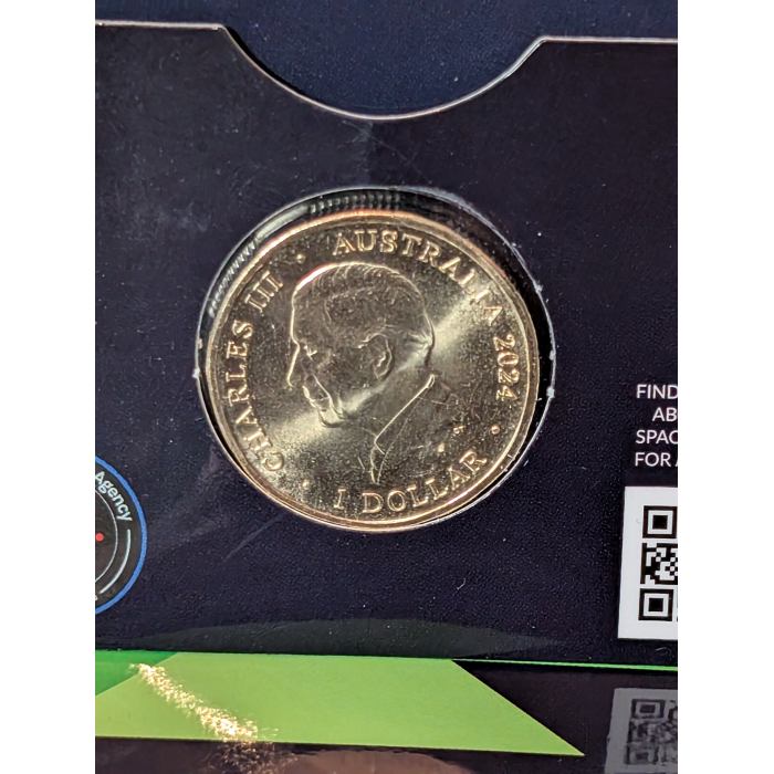 2024 C Mintmark Australia In Space Out Of This World Unc $1 Coin 6 COIN SET