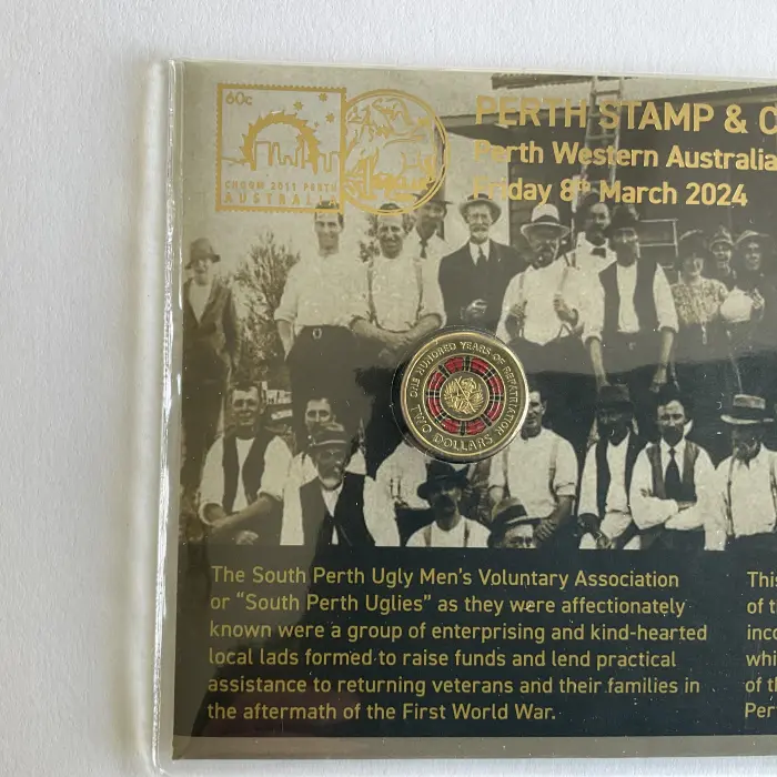 2024 PNC South Perth Uglies Perth Stamp Show Repatriation Limited Ed #57/325