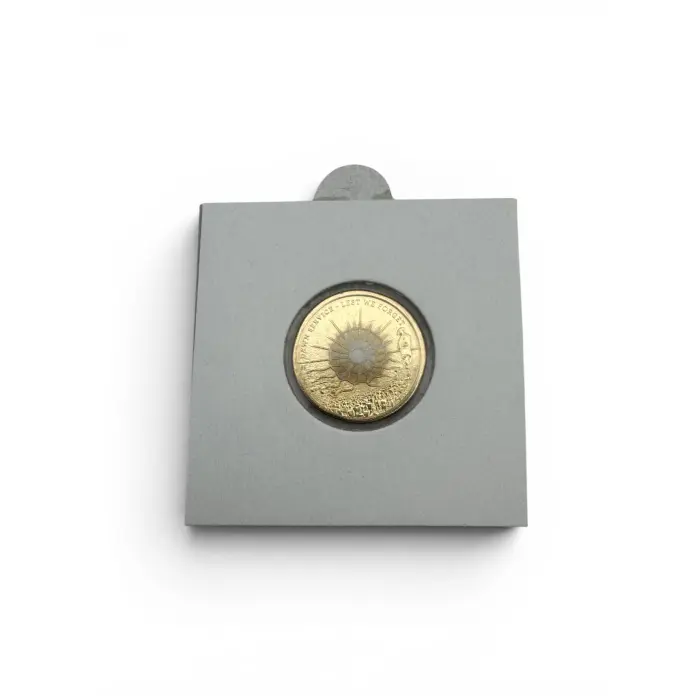 UNCIRCULATED DAWN SERVICE $2 COIN IN 2X2 FLIP