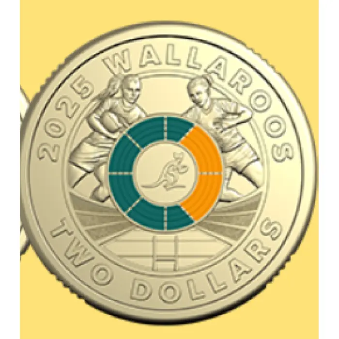 2025 Wallaroos $2 coin (Circulated condition)