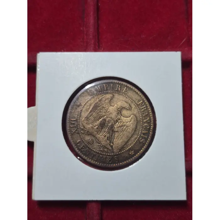 1861 TEN CENT FRANCE 🇫🇷 