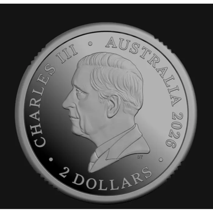 🔥 2026 $2 ‘C’ Mintmark Coloured Silver Proof Coin – Dawn Service 🔥