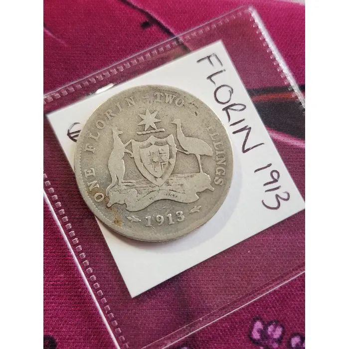 1913 florin lower mintage.