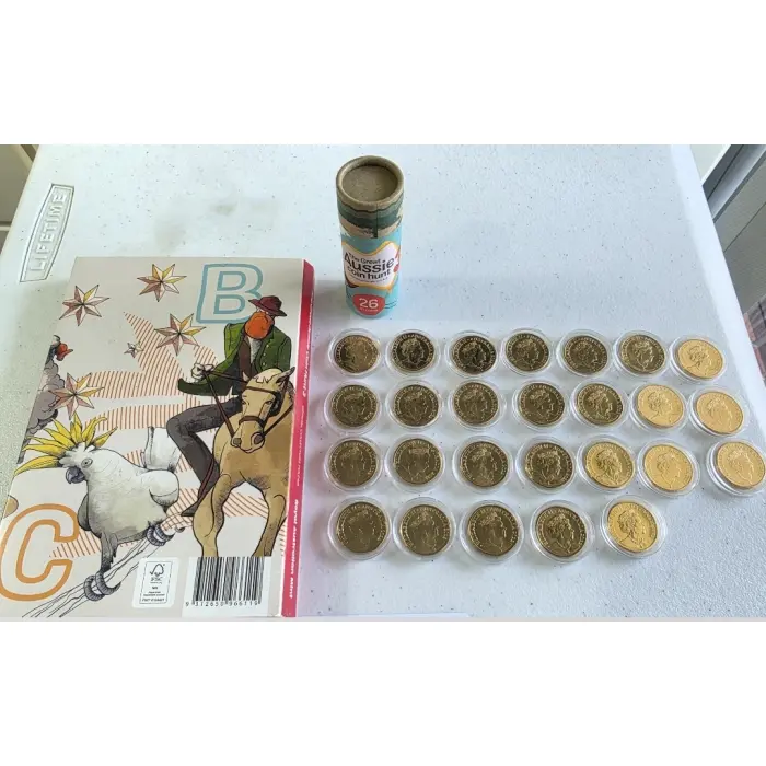 2022 Great Aussie Coin Hunt 3 Folder & Tube Set $1