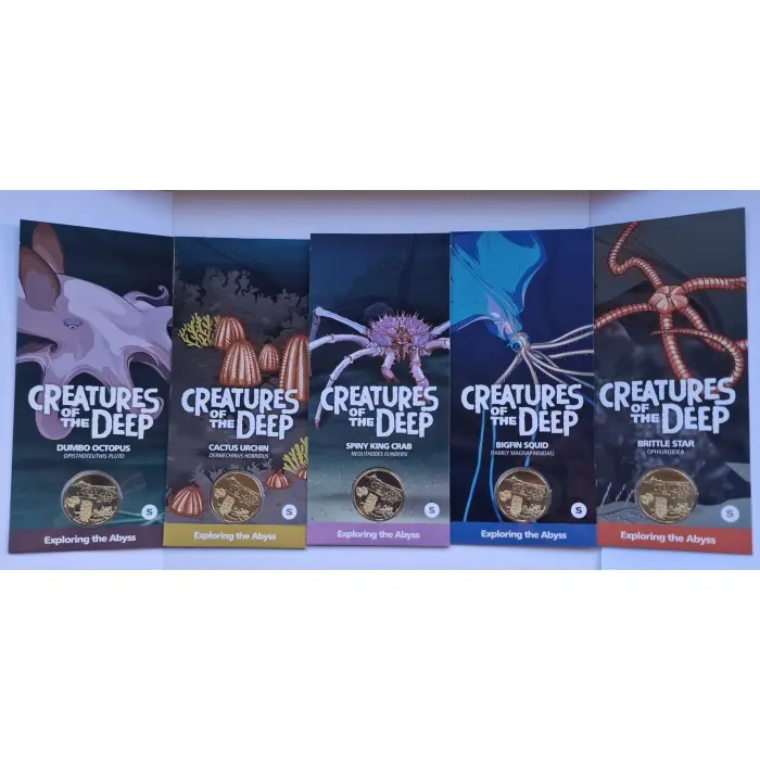 2023 $1 Creatures Of The Deep - 'S' Counterstamp Set