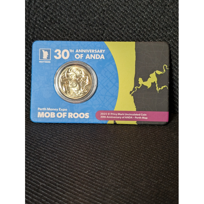2025 Perth  $1 30yrs of  Anda Mob or Roos 