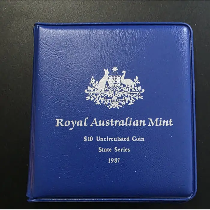 1987 - "New South Wales" State Series - Silver $10 Coin