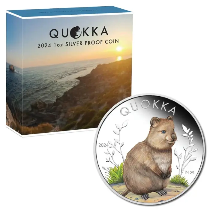 2024 1oz Silver Proof Quokka - Mintage: 5,000