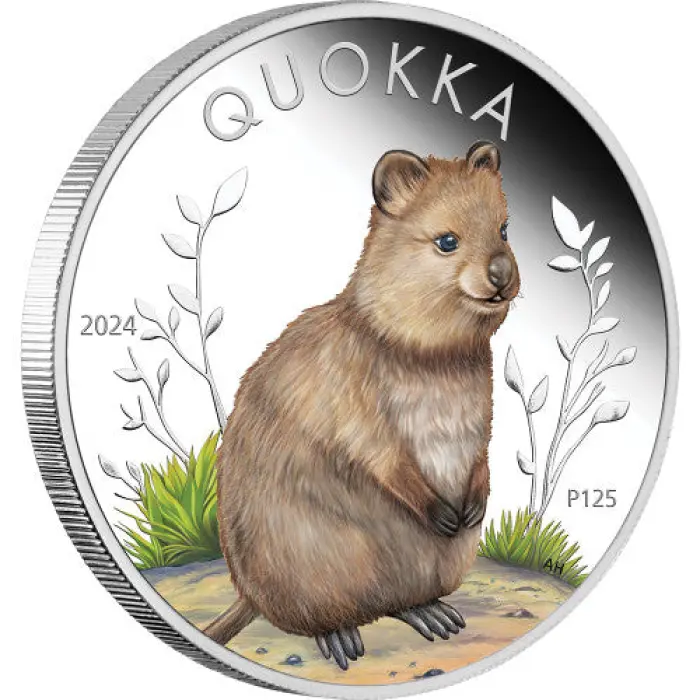2024 1oz Silver Proof Quokka - Mintage: 5,000