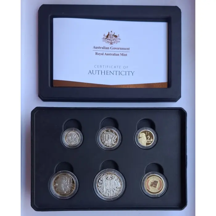2023 100 Years Of Happy Little Vegemite's Six-Coin PROOF Year Set