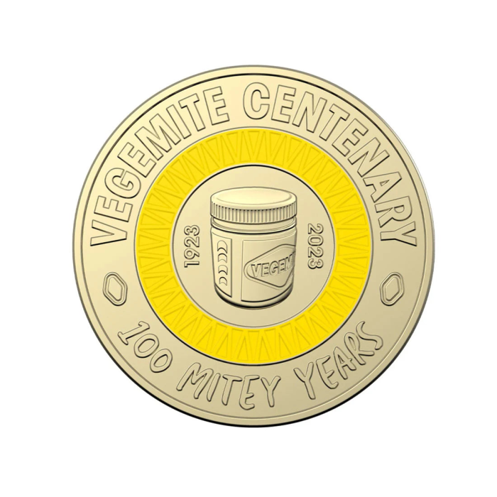 $2 2023 Yellow Vegemite - CIRCULATED