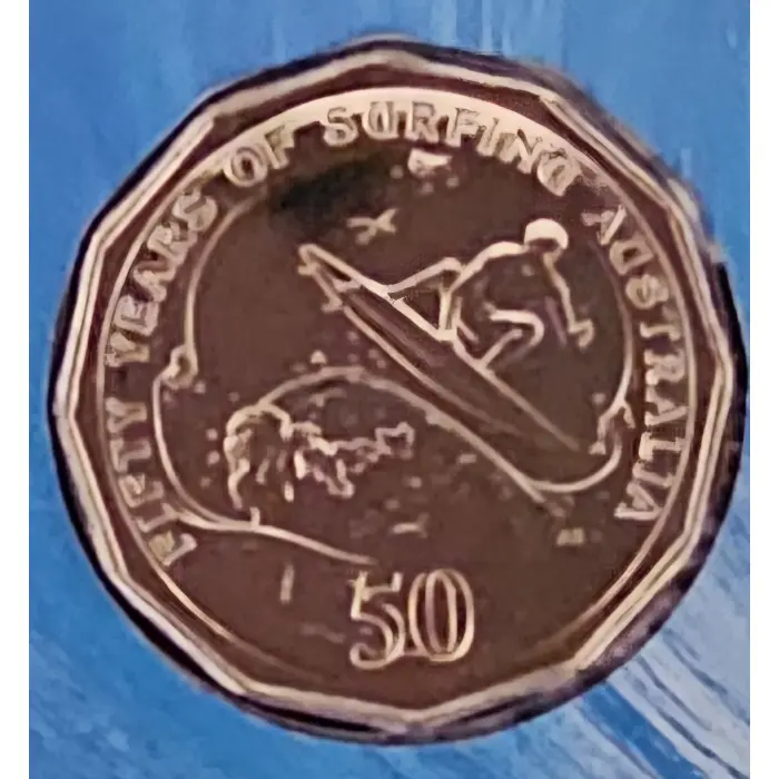 2013 Surfing Australia 50c PNC - Issue 2 - Limited Edition  of 15,000! 