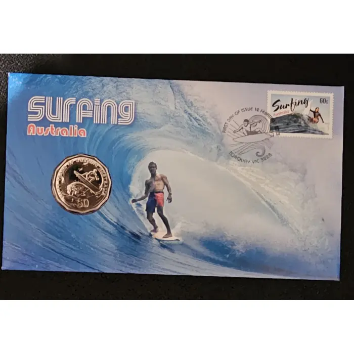 2013 Surfing Australia 50c PNC - Issue 2 - Limited Edition  of 15,000! 