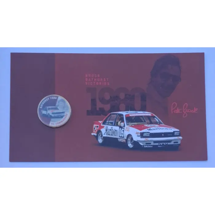 2023 Peter Brock Bathurst Victories- 1980 Holden VC Commodore PNC*No stamp cover