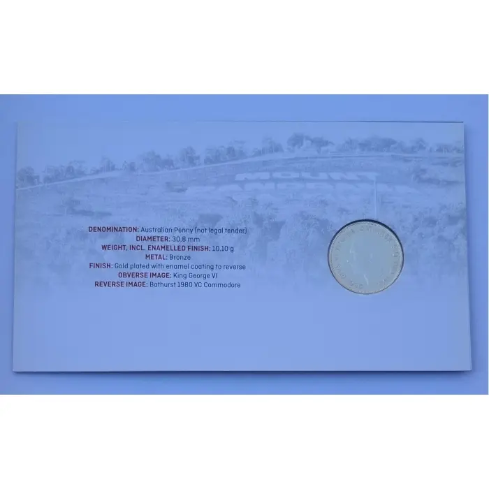 2023 Peter Brock Bathurst Victories- 1980 Holden VC Commodore PNC*No stamp cover