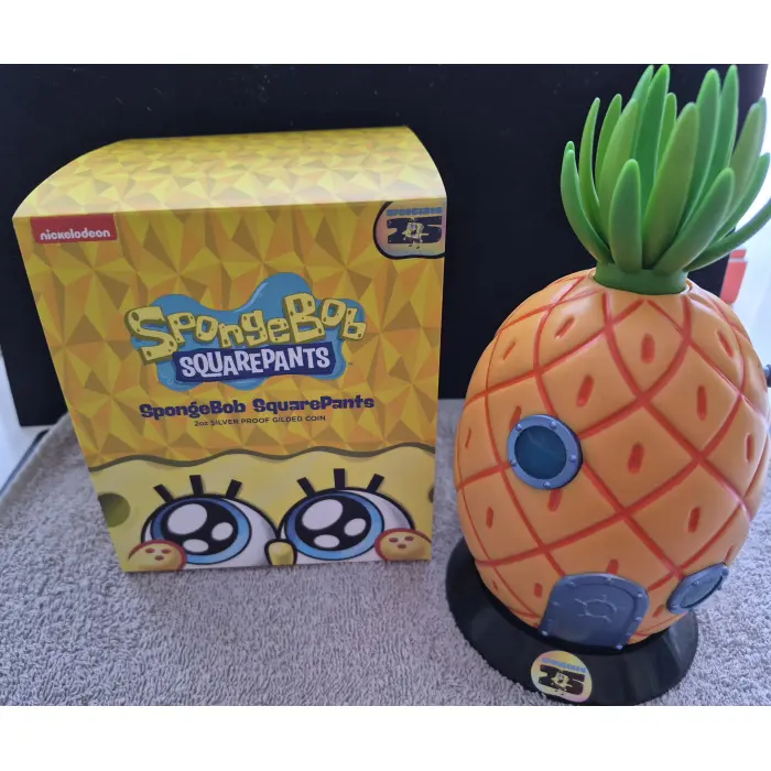 2024 2oz Spongebob Guilded Coin