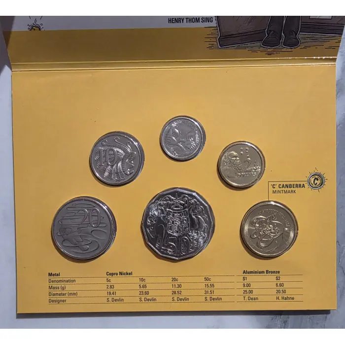 2020 6-coin set of LEGENDS UNCIRCULATED Eureka Gold Rush