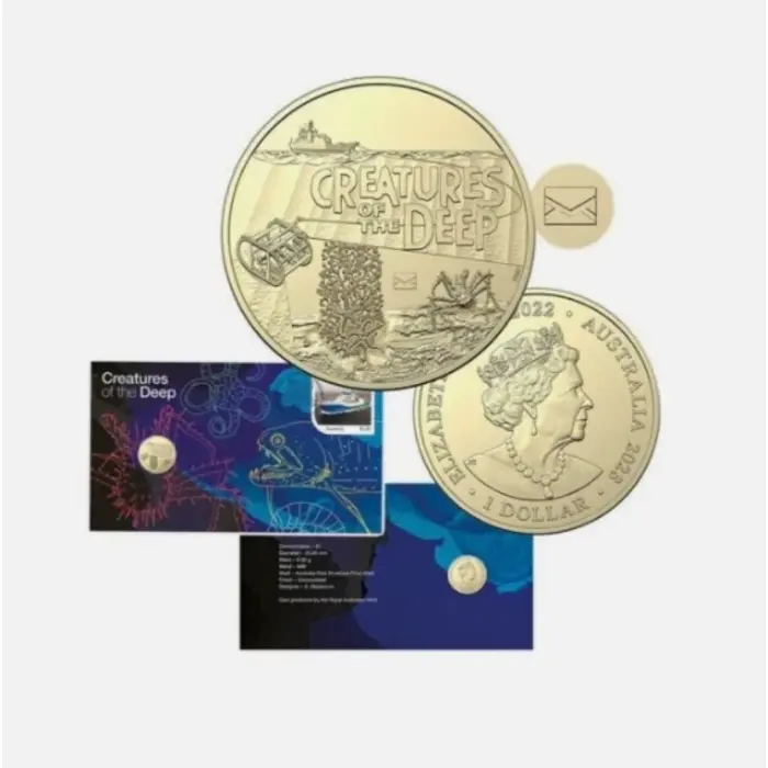 2023  $1  PNC CREATURES OF THE DEEP ENVELOPE PRIVY PNC