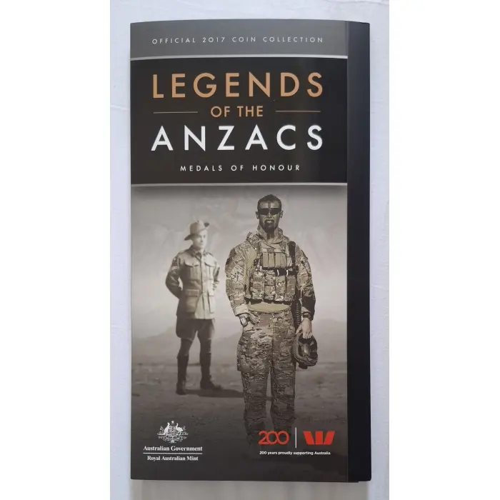 2017 Legends of The ANZAC carded coins