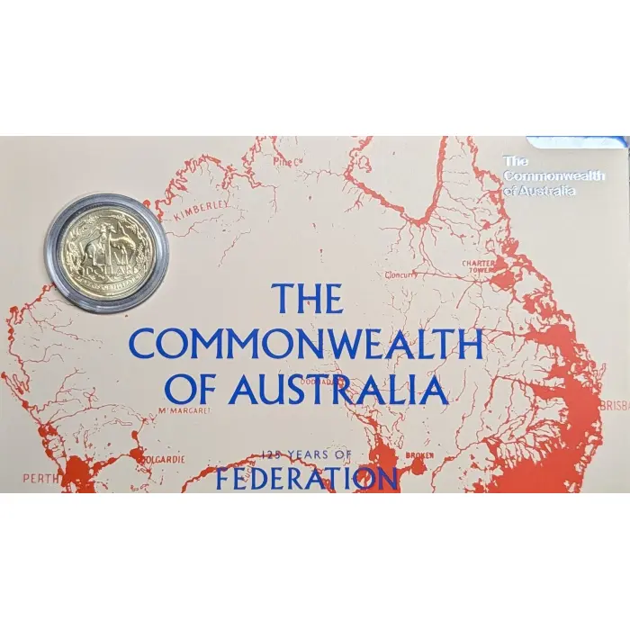 2026 $1 125 Years of Federation Carded Coin
