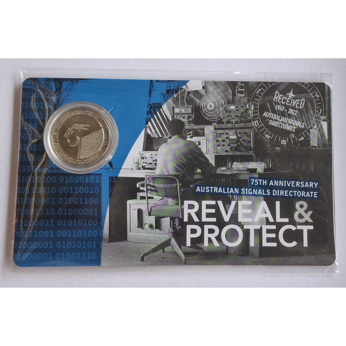 2022 50c Australian Signal Directorate- Reveal & Protect - 75th Anniversary
