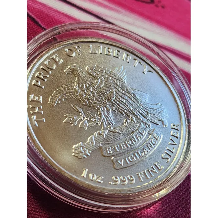 1oz fine silver "dont tread on me" round