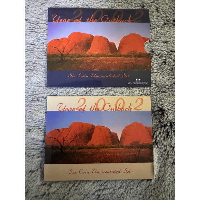 2002 RAM Year of the Outback Uncirculated 6 coin set 