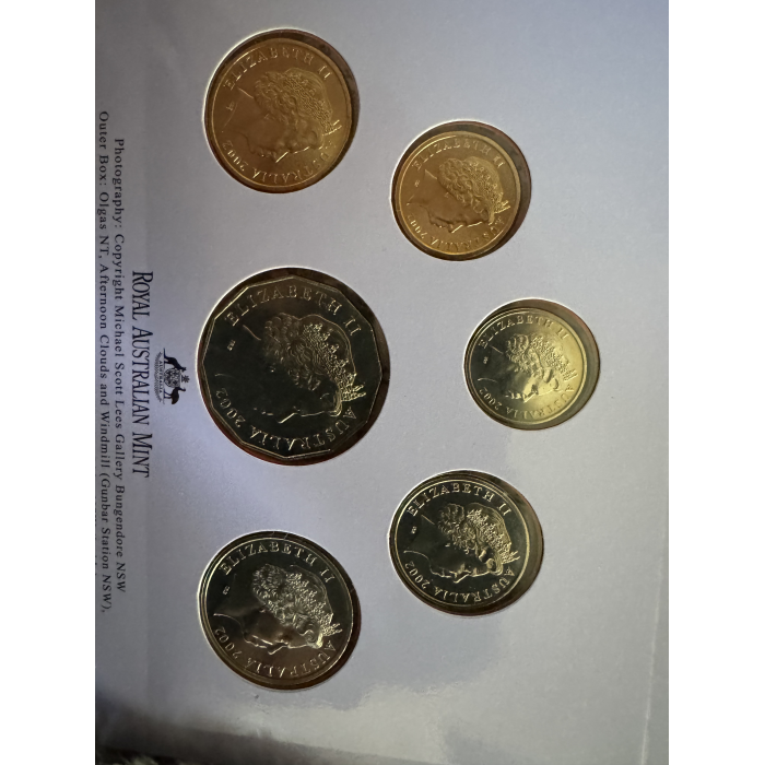 2002 RAM Year of the Outback Uncirculated 6 coin set 