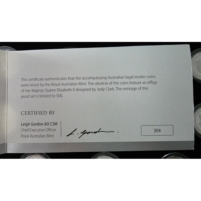 AUSTRALIAN FOOTBALL LEAGUE AFL 2023 $1 Fine Silver Proof Eighteen Coin Set 