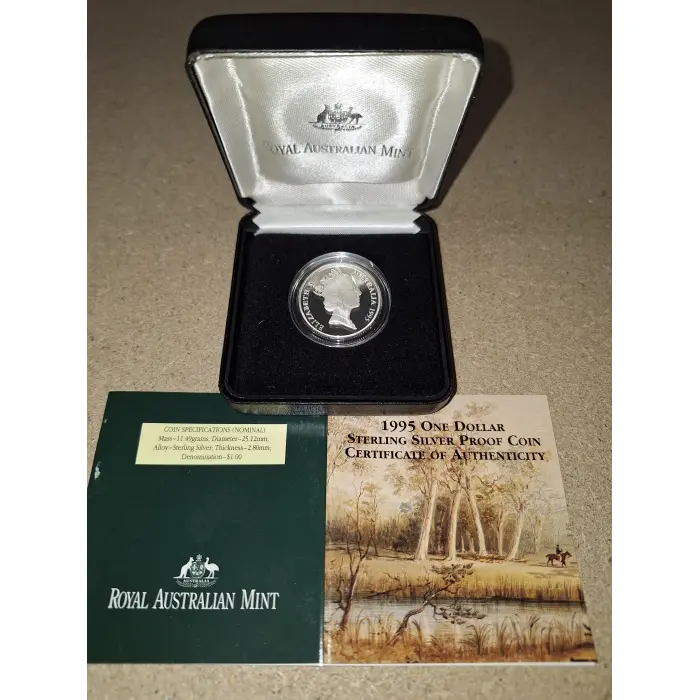 1995 $1 Proof - Waltzing Matilda Sterling Silver