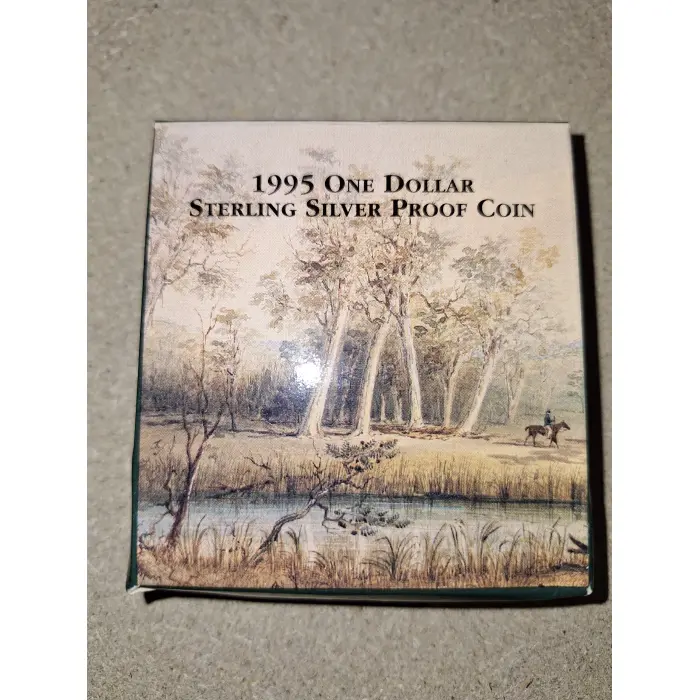 1995 $1 Proof - Waltzing Matilda Sterling Silver